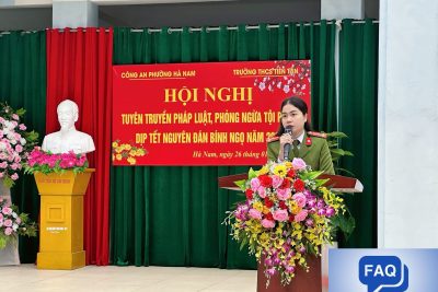 Trường THCS Tiên Tân, phường Hà Nam, tỉnh Ninh Bình